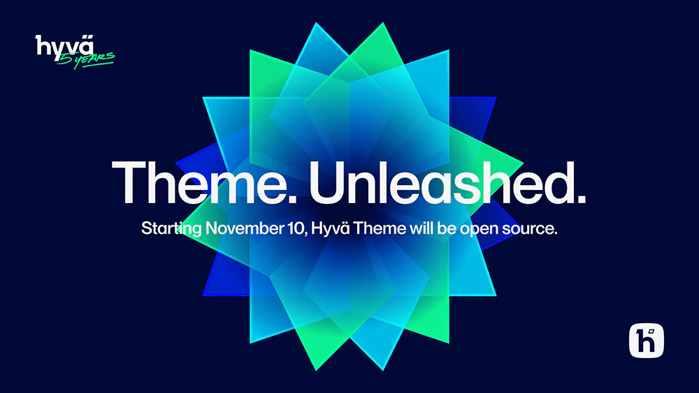 Hyva Theme Open source Annoucement image