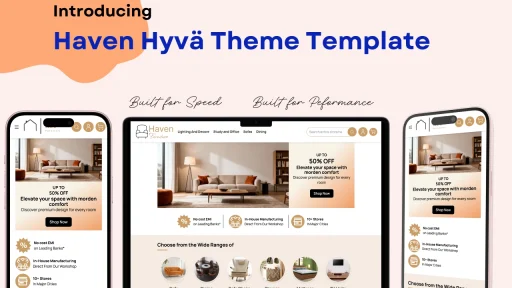 Haven, Hyva theme template banner