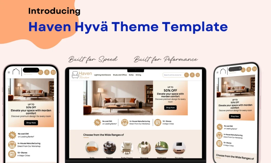 Haven, Hyva theme template banner