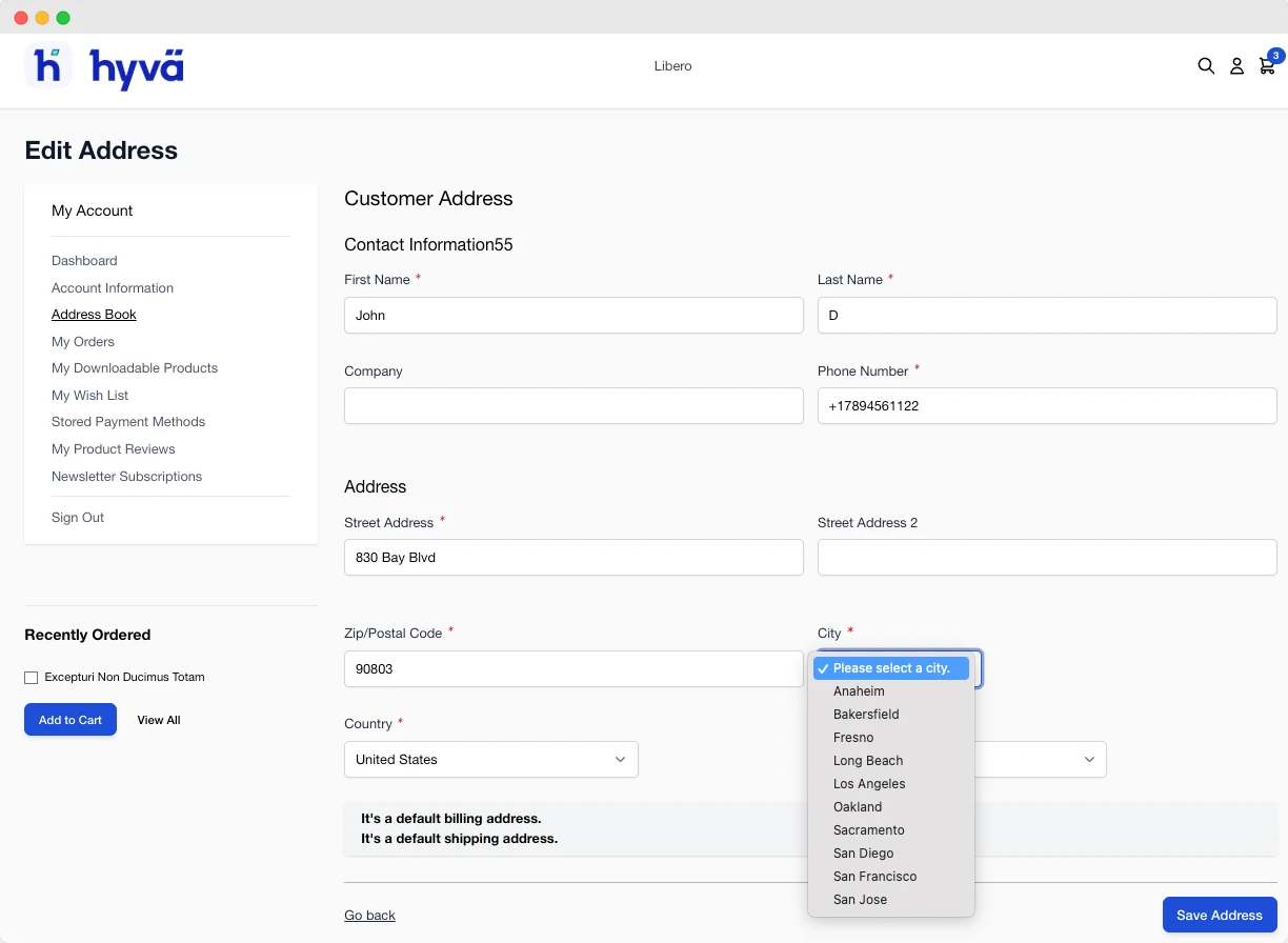 Link City with Region from Magento 2 Admin panel
