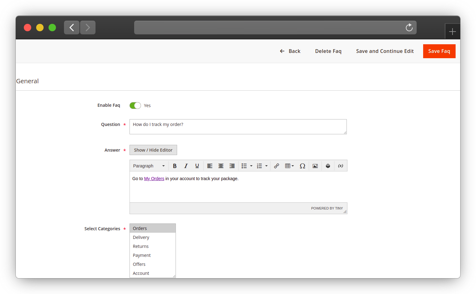 Editor Support