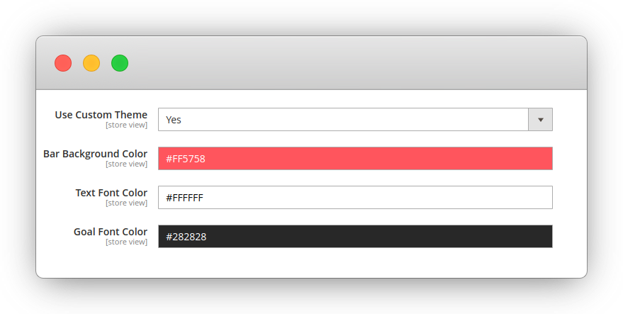 Customizable Free Shipping Bar