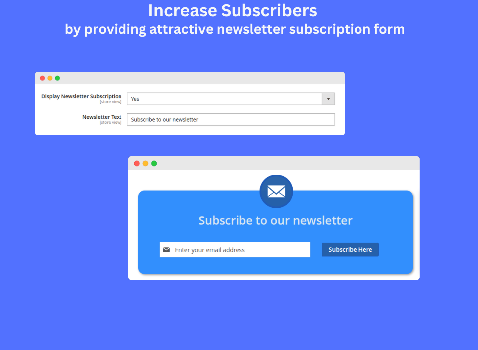 Increase Newsletter Subscription