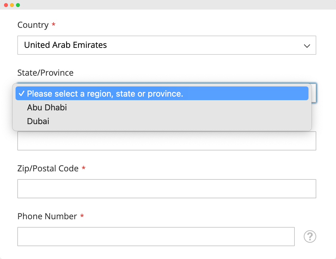 Custom Regions Appear in Address Forms as a Dropdown in Magento 2