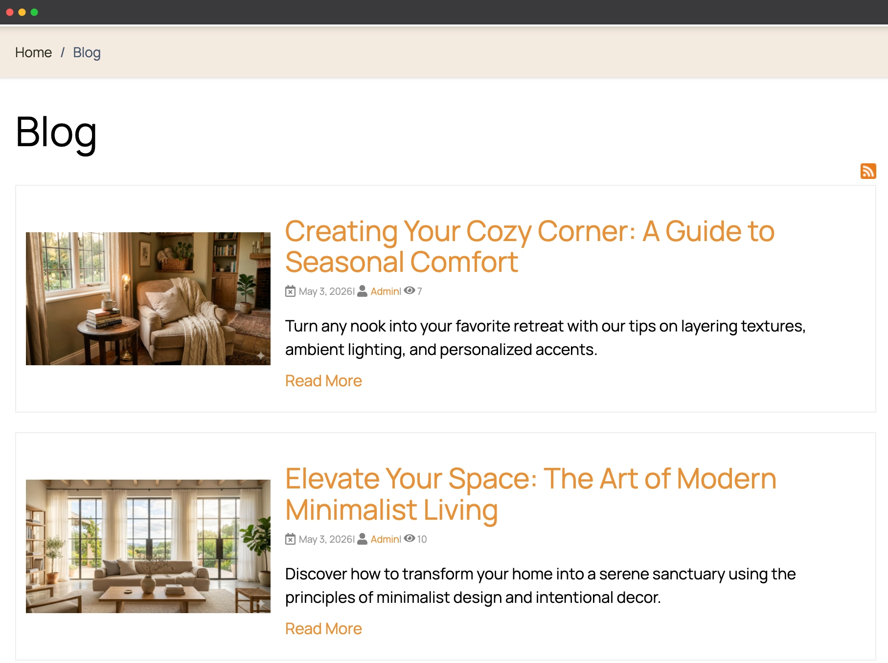Blog Module